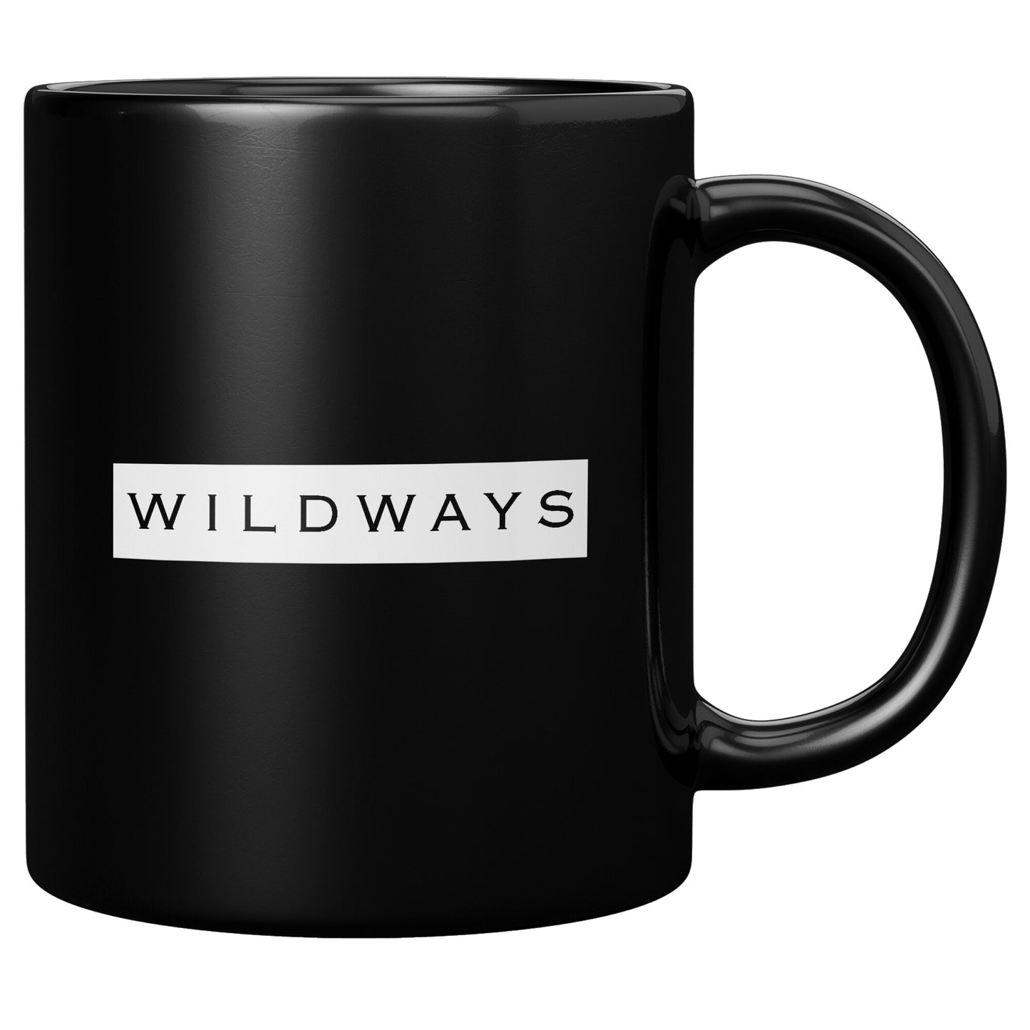 WILDWAYS Black Mug - 11oz