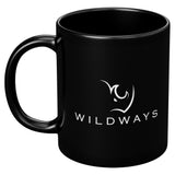 WILDWAYS Logo 11oz Black Mug