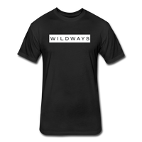 WILDWAYS Black/White Highlight Fitted Cotton/Poly T-Shirt by Next Level - black