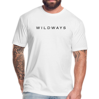 WILDWAYS Original White Fitted Cotton/Poly T-Shirt by Next Level - white