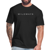 WILDWAYS Black Original Fitted Cotton/Poly T-Shirt by Next Level - black