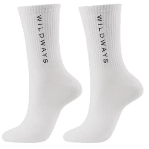 Premium Crew Socks (White, 1pk)