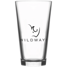 Load image into Gallery viewer, WILDWAYS_Logo_Pint_Glass_Pint_Glass_Main_Mockup.png
