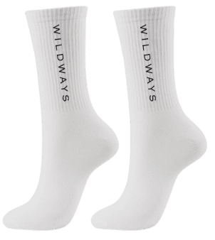 Premium Crew Socks (White, 1pk)