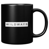WILDWAYS Highlight 11oz Black Mug