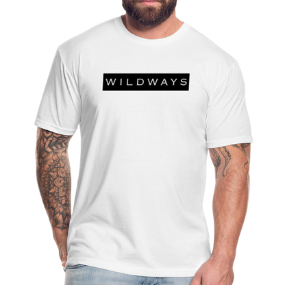Fitt Cotton/Poly T-Shirt by Next Level - white