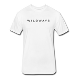 WILDWAYS Original White Fitted Cotton/Poly T-Shirt by Next Level - white