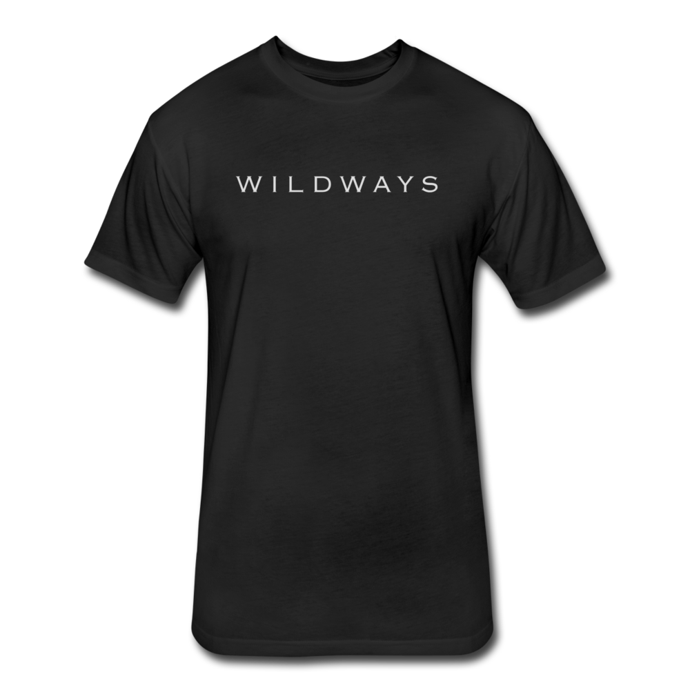 WILDWAYS Black Original Fitted Cotton/Poly T-Shirt by Next Level - black
