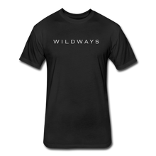 Load image into Gallery viewer, WILDWAYS Black Original Fitted Cotton/Poly T-Shirt by Next Level - black
