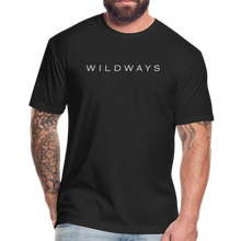 Load image into Gallery viewer, WILDWAYS Black Original Fitted Cotton/Poly T-Shirt by Next Level - black
