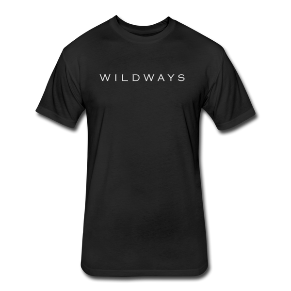 WILDWAYS Black Original Fitted Cotton/Poly T-Shirt by Next Level - black